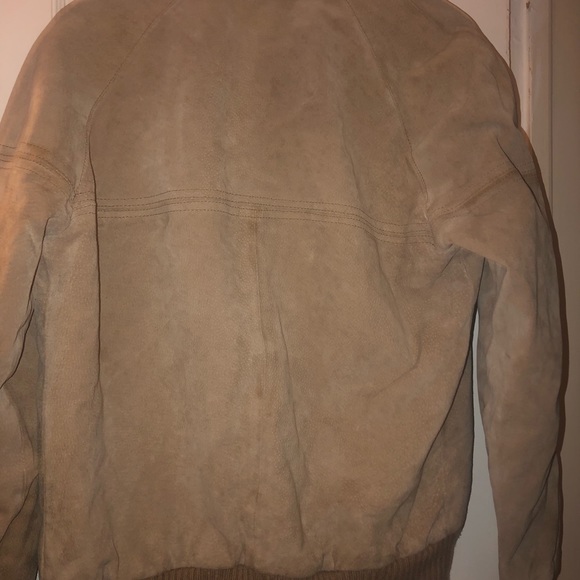 Genuine leather zip jacket - Picture 3 of 5